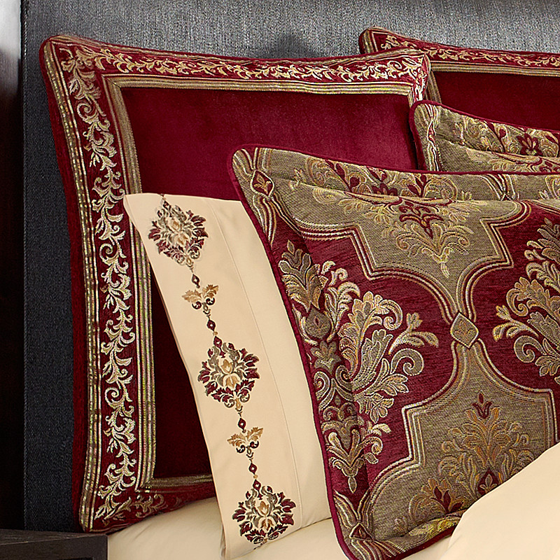 Crimson Euro Sham