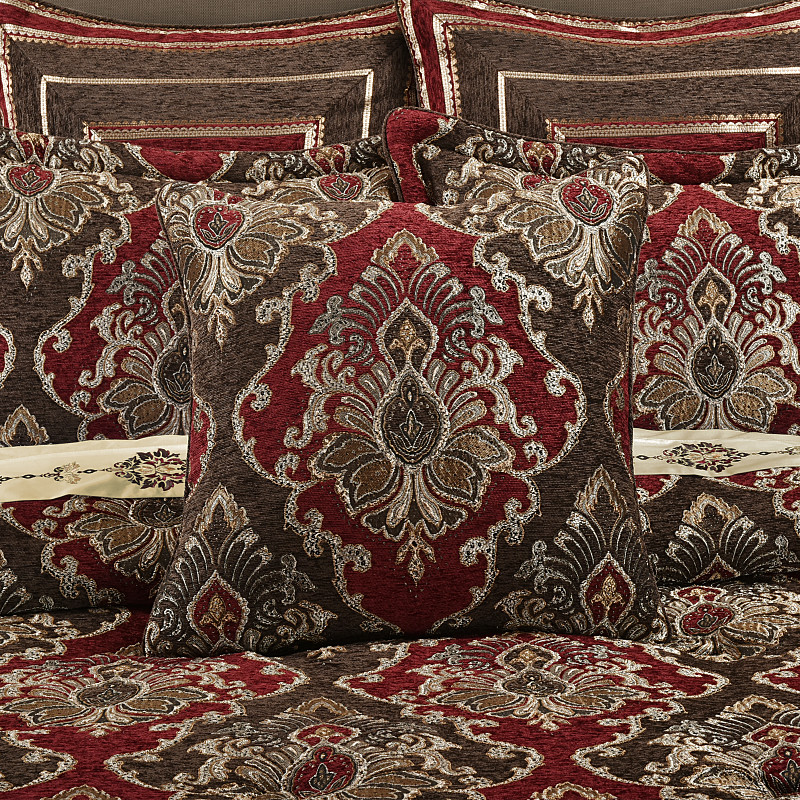 Chocolate 20inch Square Decorative Throw Pillow