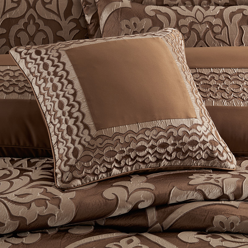 Copper 20inch Square Decorative Throw Pillow