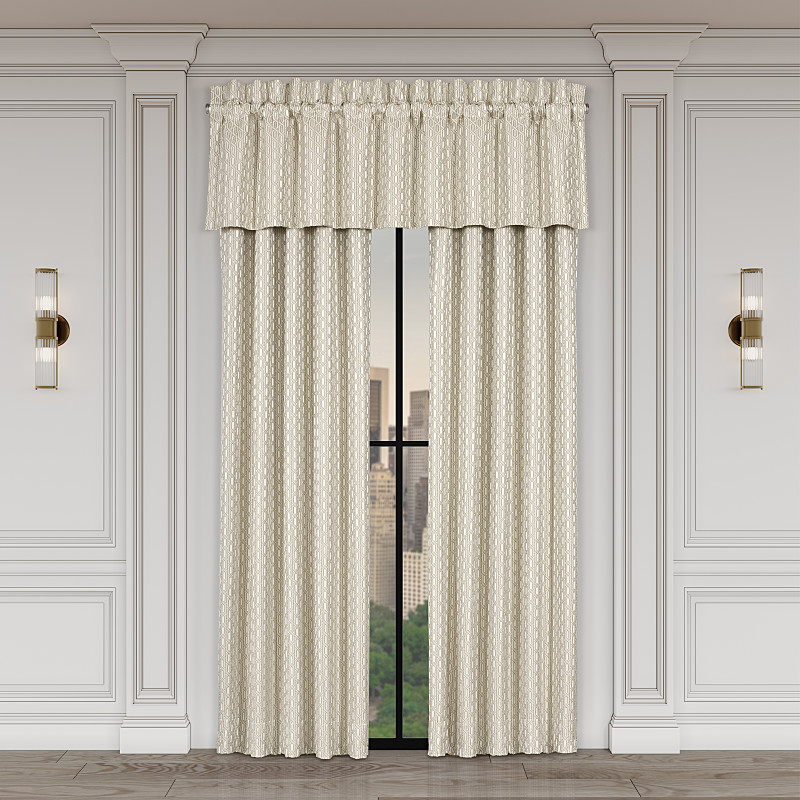 Ivory Window Straight Valance