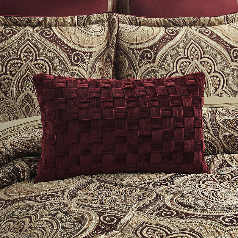 Crimson Boudoir Decorative Throw Pillow