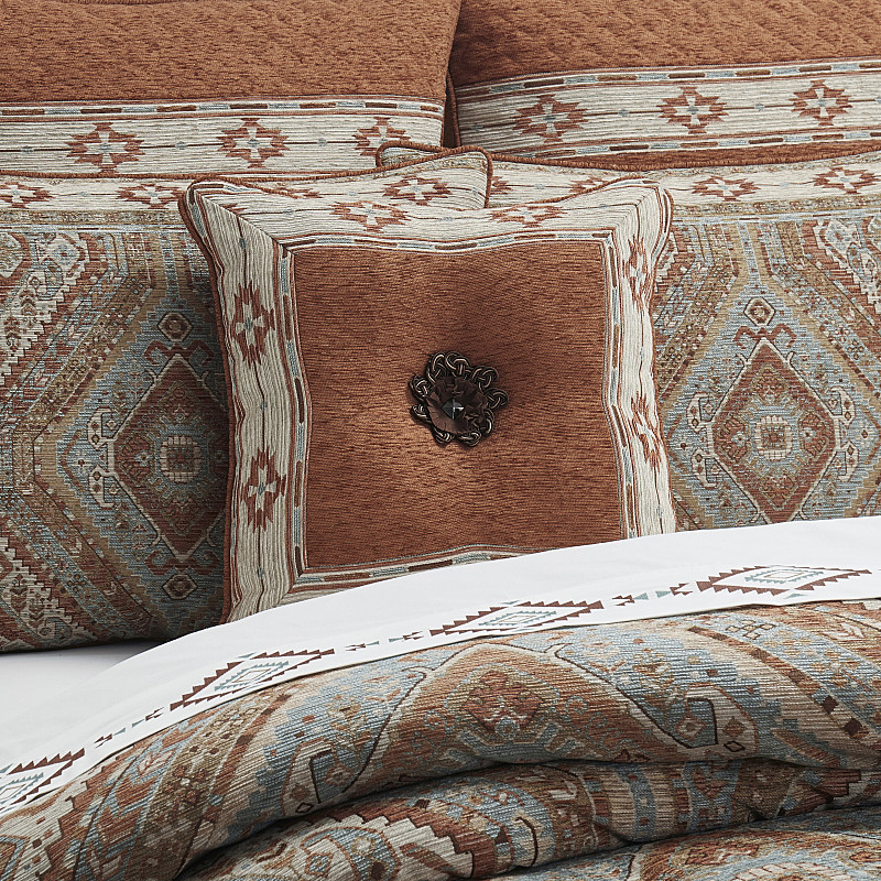 Clay 18inch Square Decorative Throw Pillow