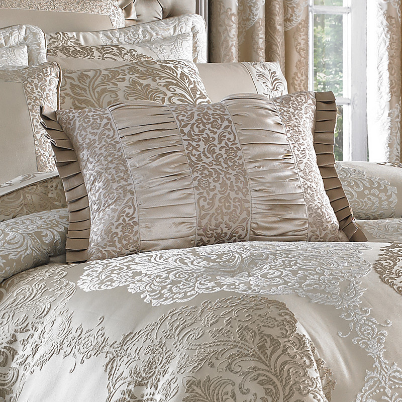 Gold Boudoir Decorative Throw Pillow