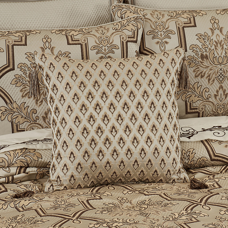 Sand 18inch Square Decorative Throw Pillow