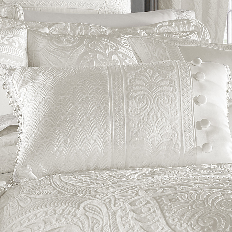 White Boudoir Decorative Throw Pillow