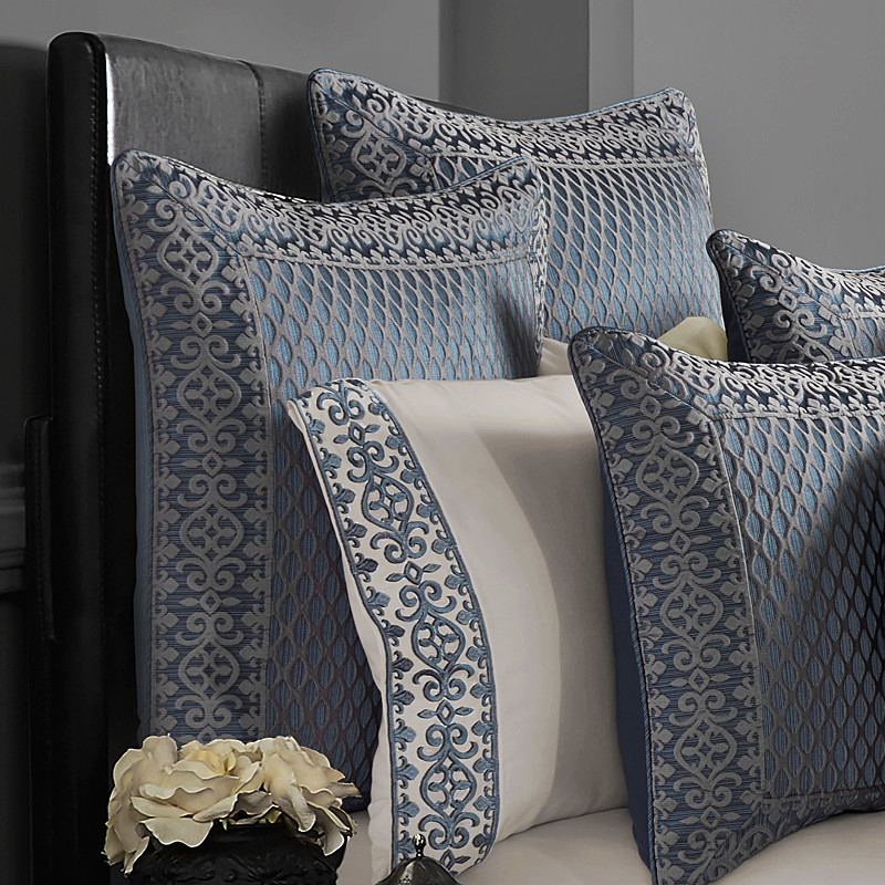 Blue Euro Sham