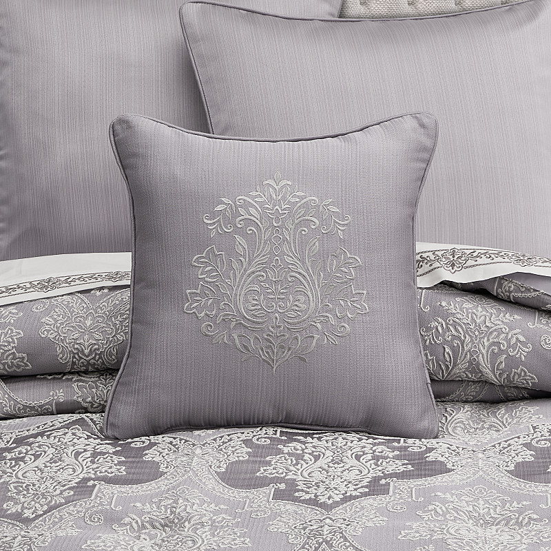 Lavender 18inch Square Decorative Throw Pillow
