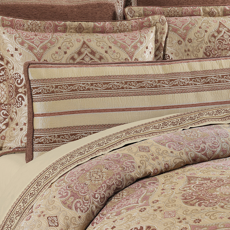 Terracotta Bolster Decorative Throw Pillow