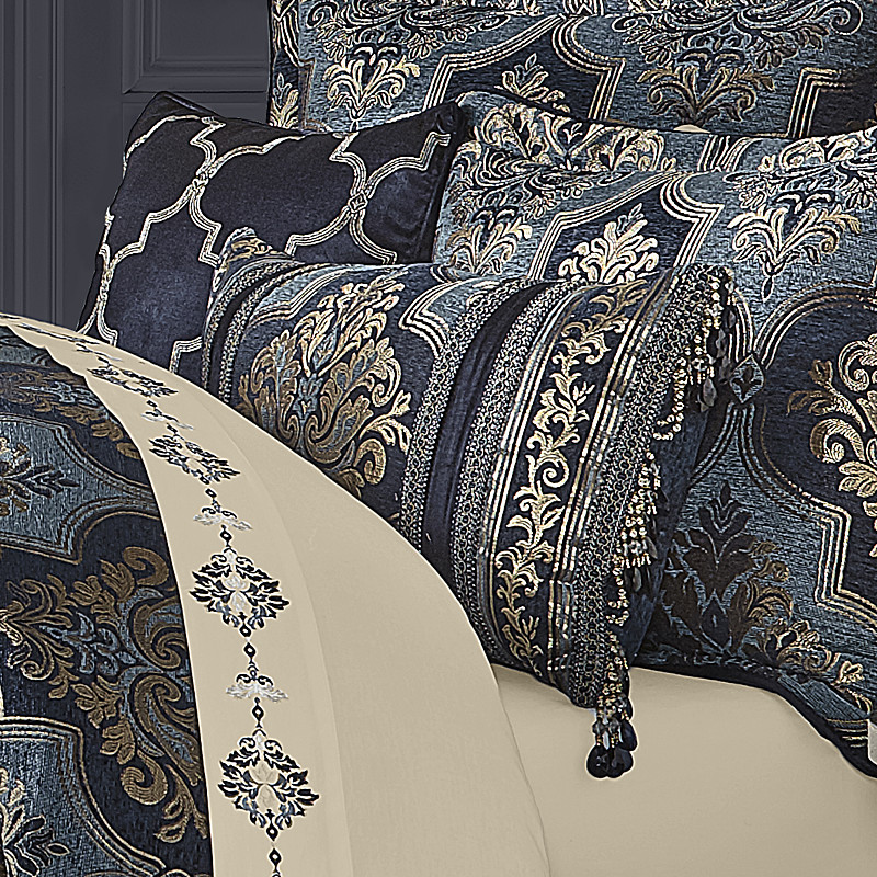 Indigo Boudoir Decorative Throw Pillow