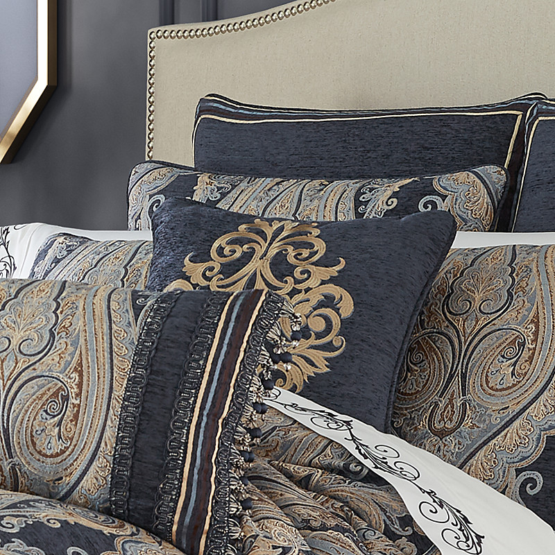 Indigo 20inch Square Decorative Throw Pillow
