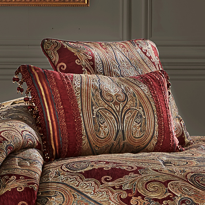 Red Boudoir Decorative Throw Pillow