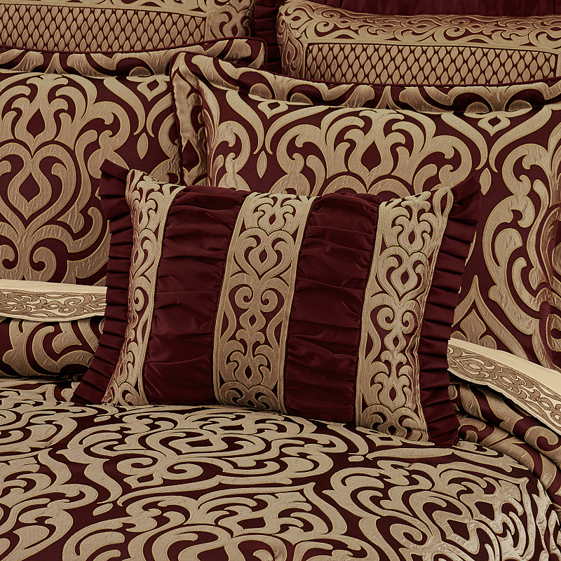 Crimson Boudoir Decorative Throw Pillow