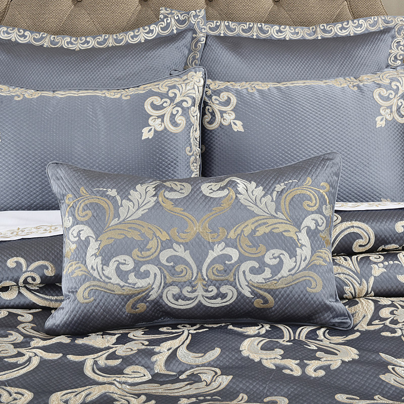 Powder Blue Boudoir Decorative Throw Pillow