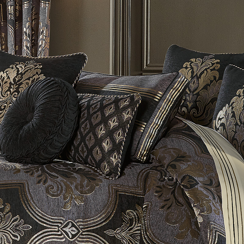 Pewter Bolster Decorative Throw Pillow