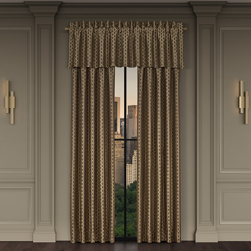 Bronze Window Straight Valance