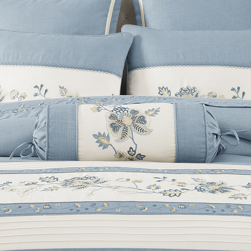 Chambray Neckroll Pillow