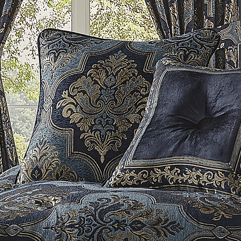 Indigo 20inch Square Decorative Throw Pillow