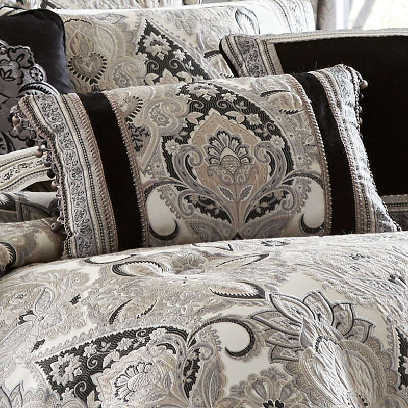 Silver Boudoir Decorative Throw Pillow