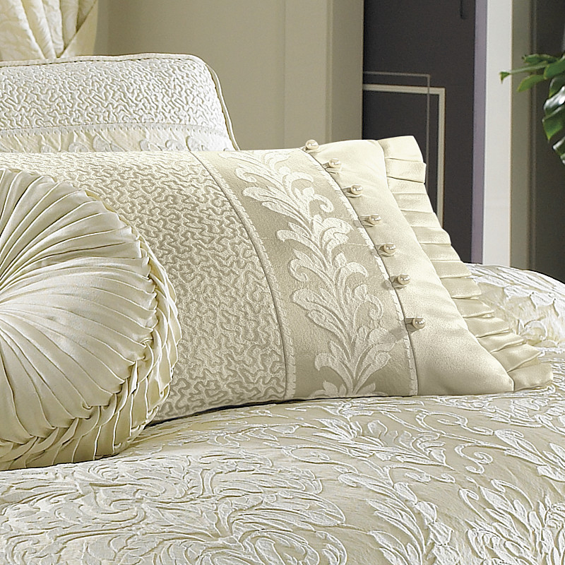 Ivory Boudoir Decorative Throw Pillow