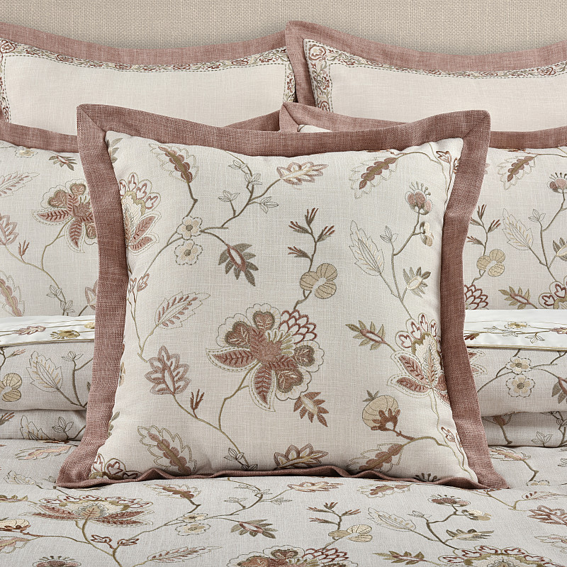 Linen 20inch Square Decorative Throw Pillow