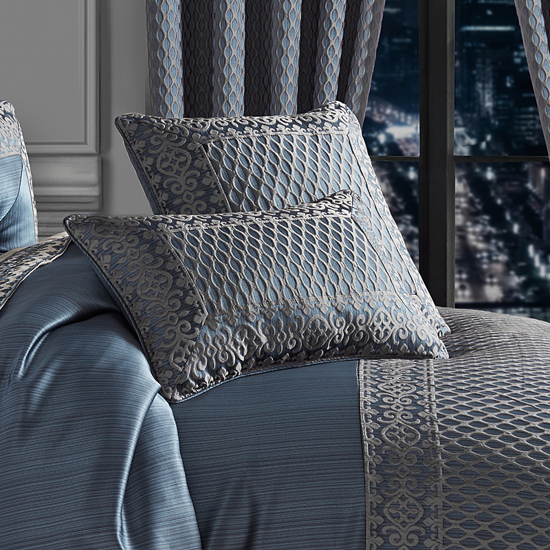 Blue Boudoir Decorative Throw Pillow