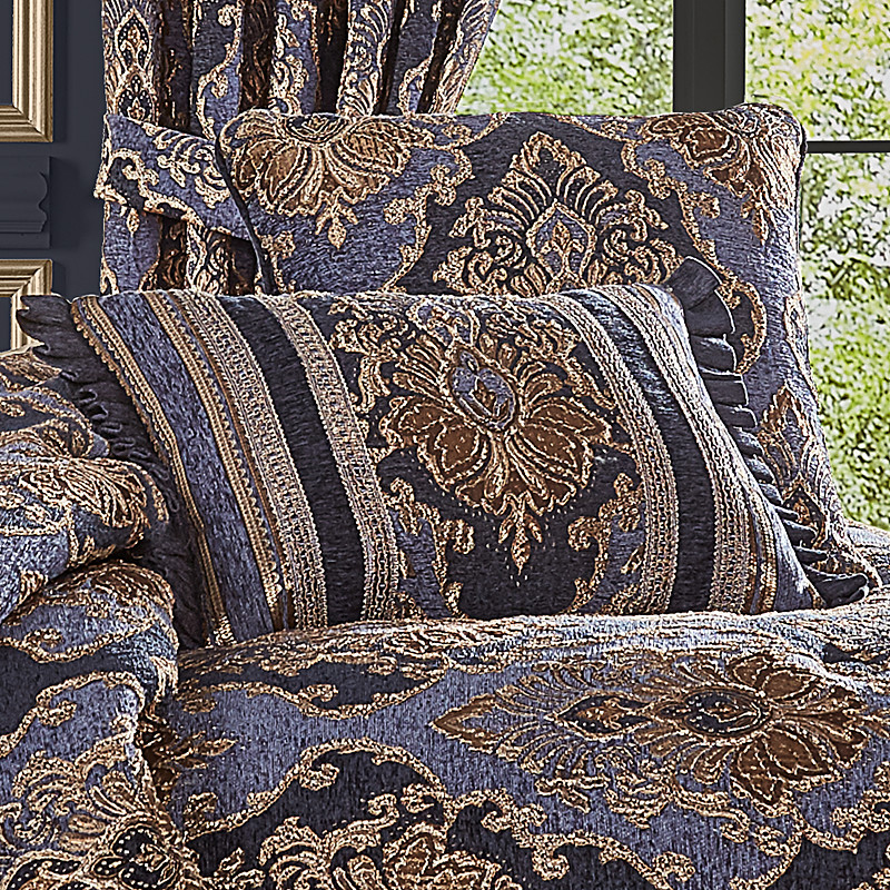 Indigo Boudoir Decorative Throw Pillow
