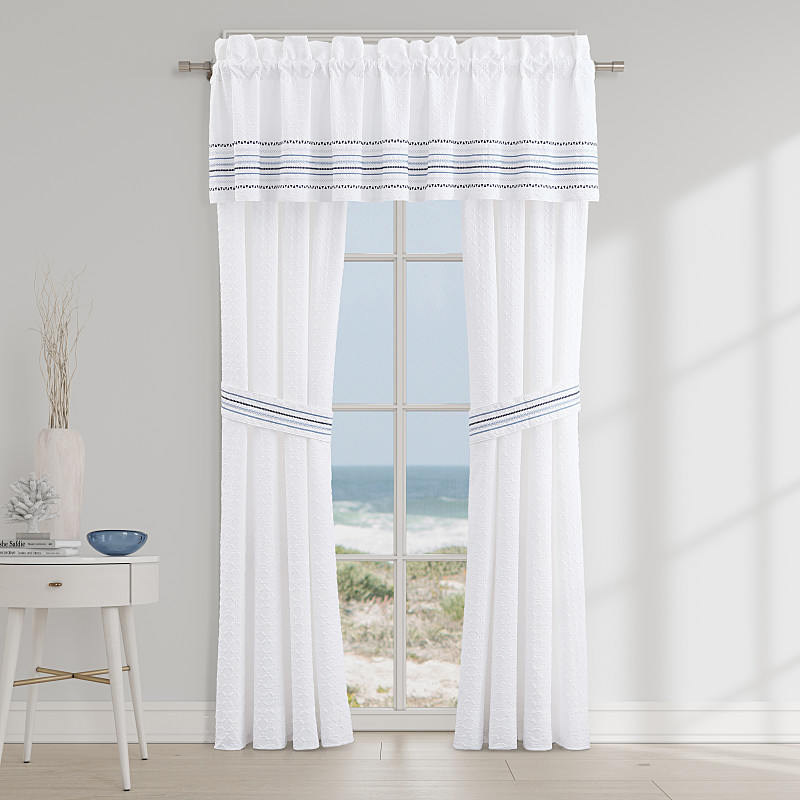White 84inch Window Panel Pair