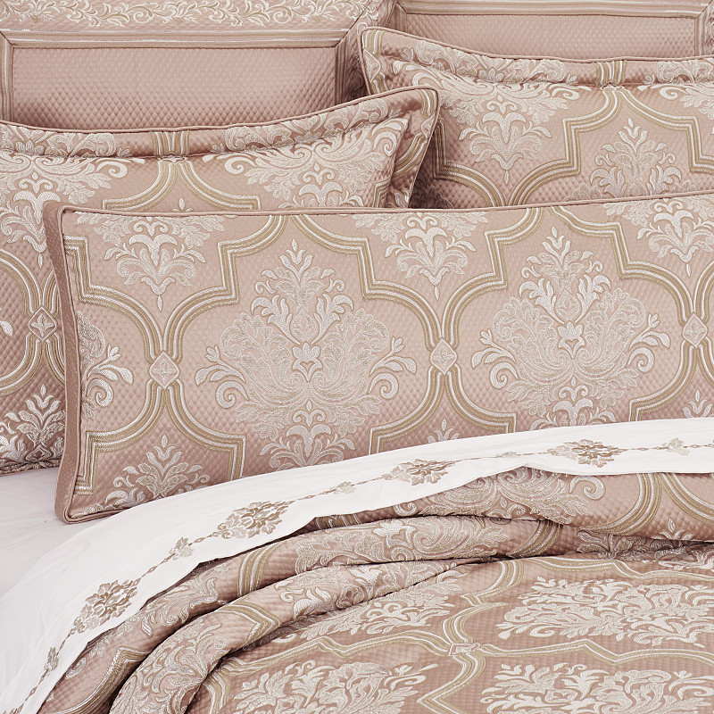 Blush Bolster Decorative Throw Pillow