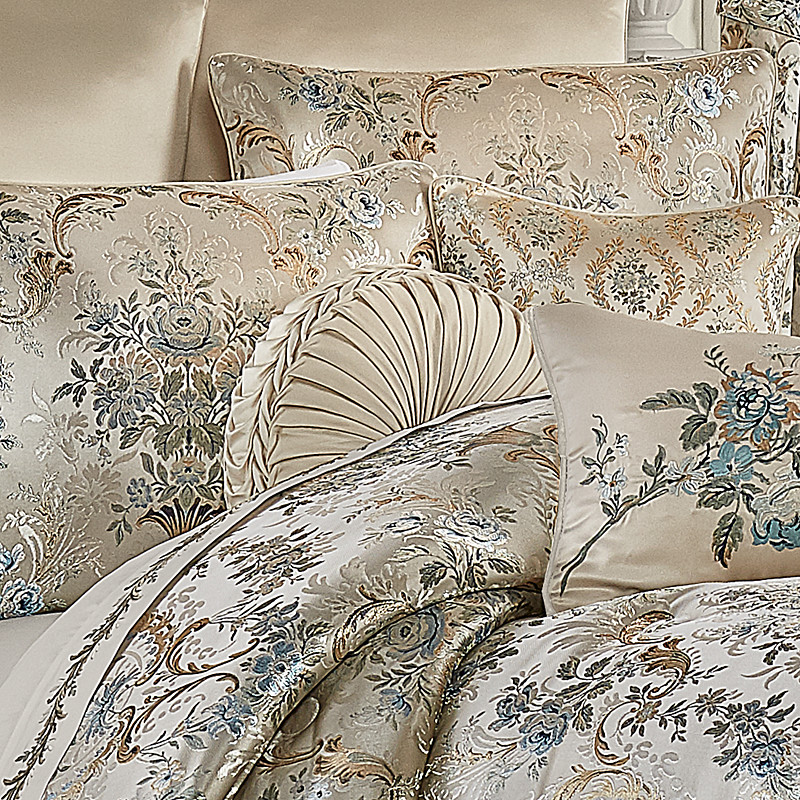 Ivory Tufted Round Decorative Throw Pillow