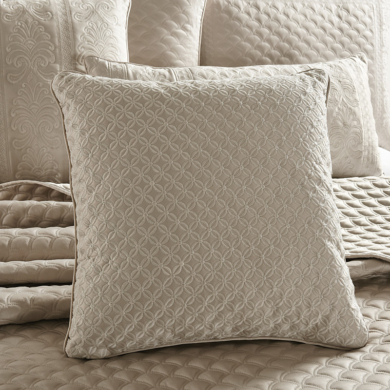 Pearl 16inch Square Decorative Throw Pillow