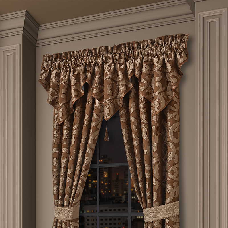 Copper Window Ascot Valance