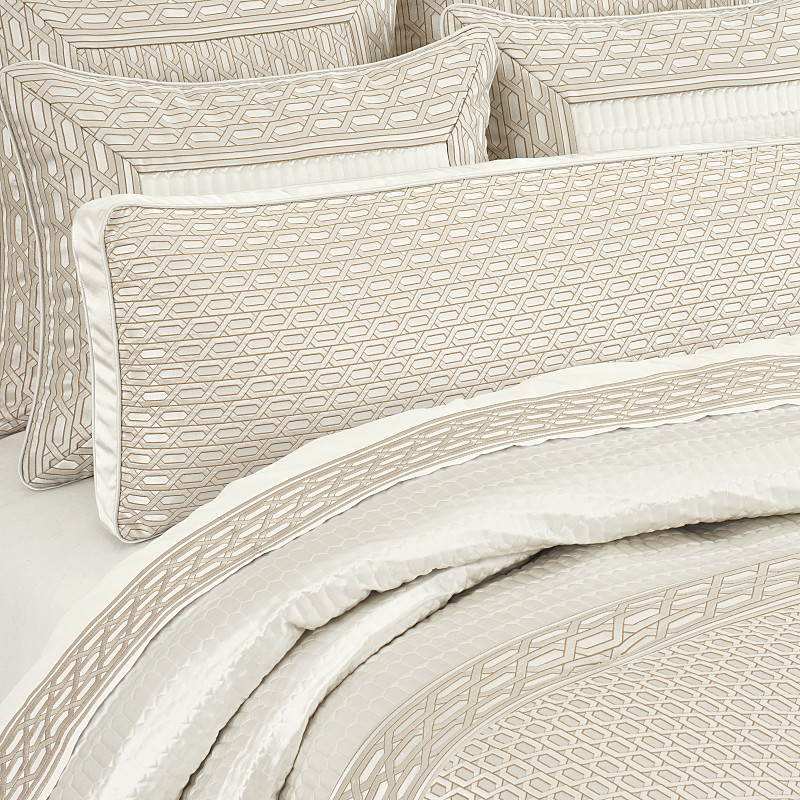 Ivory Bolster Decorative Throw Pillow
