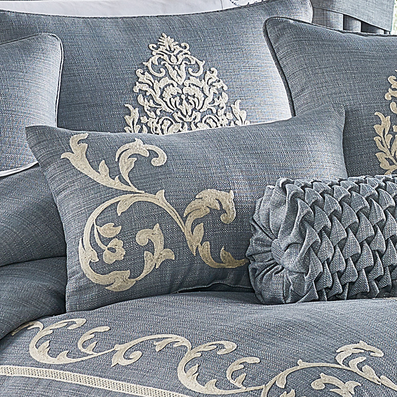 Blue Boudoir Decorative Throw Pillow