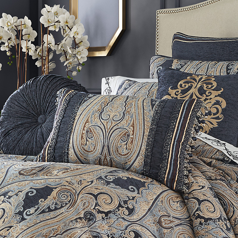 Indigo Boudoir Decorative Throw Pillow