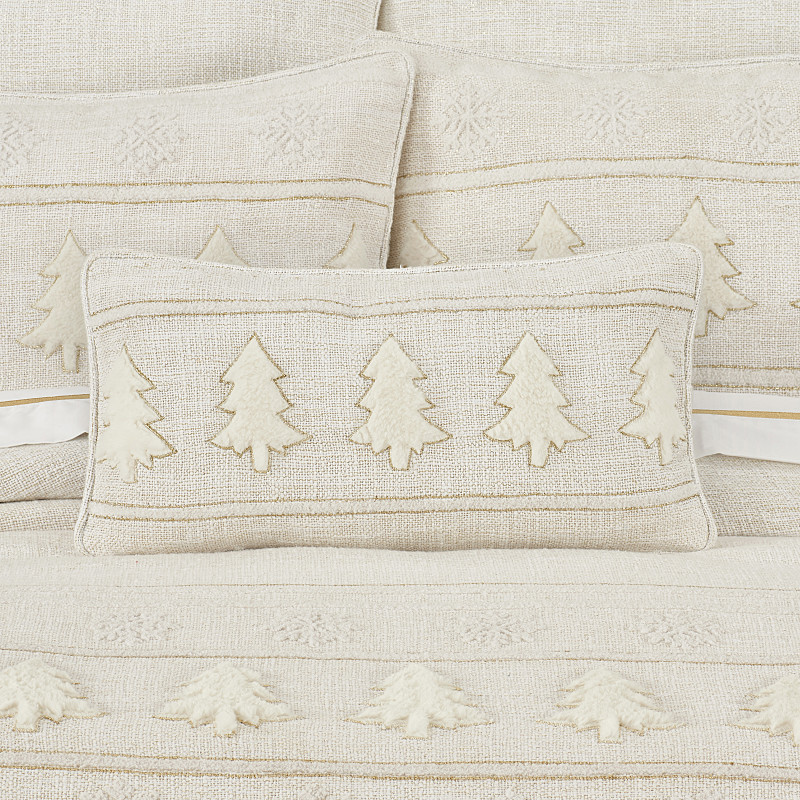Winter White Boudoir Decorative Throw Pillow