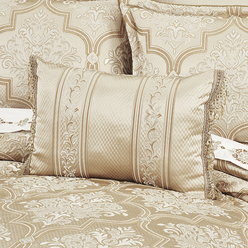 Champagne Boudoir Decorative Throw Pillow