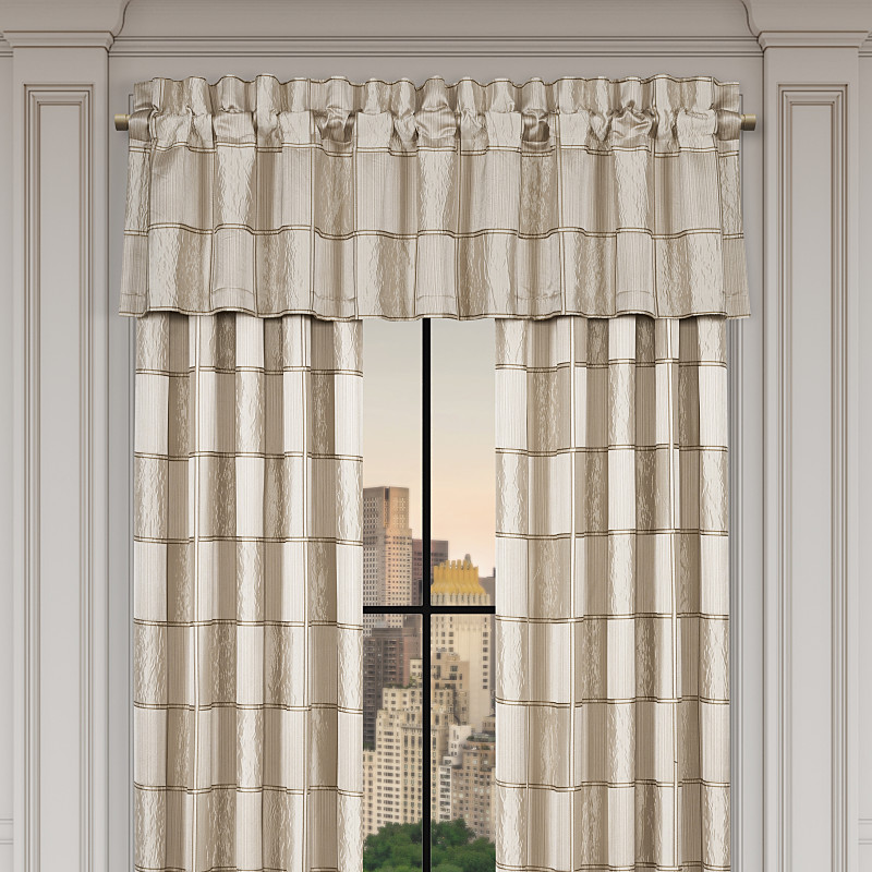 Flax Window Straight Valance