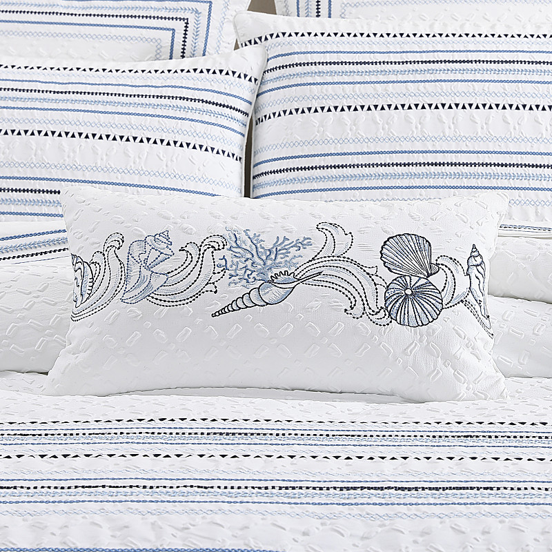 Blue Boudoir Decorative Throw Pillow