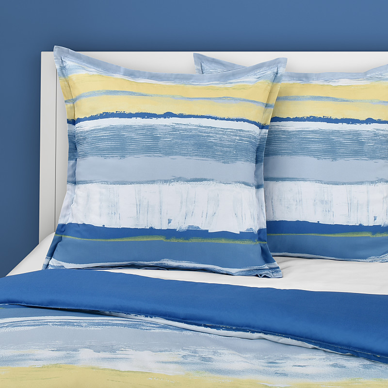 Blue Euro Sham