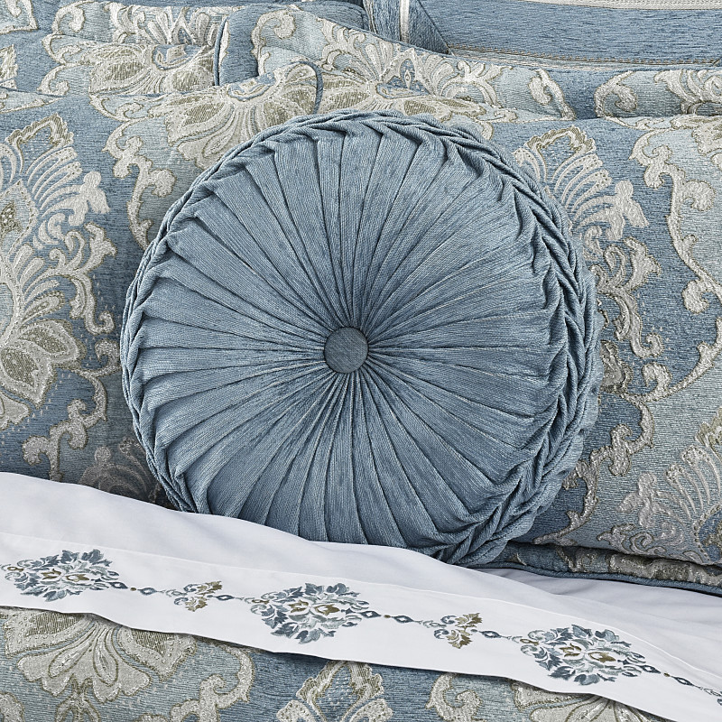 Spa Tufted Round Decorative Throw Pillow