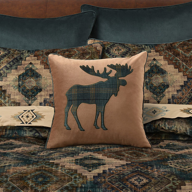 Chestnut 18inch Square Decorative Throw Pillow