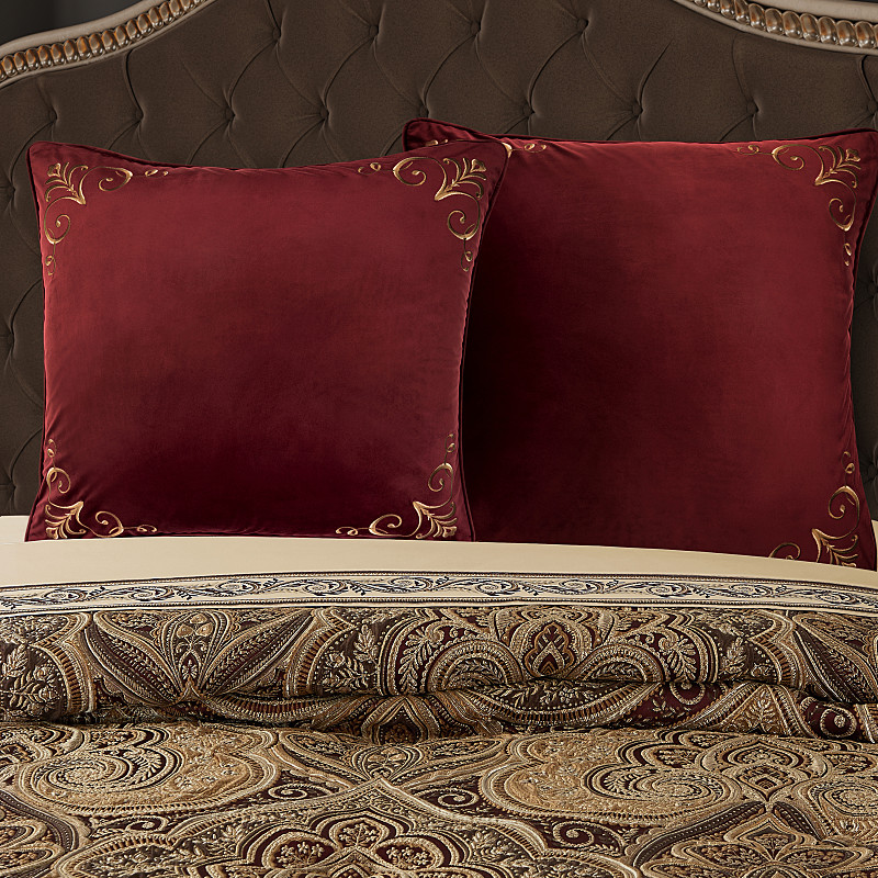 Crimson Euro Sham