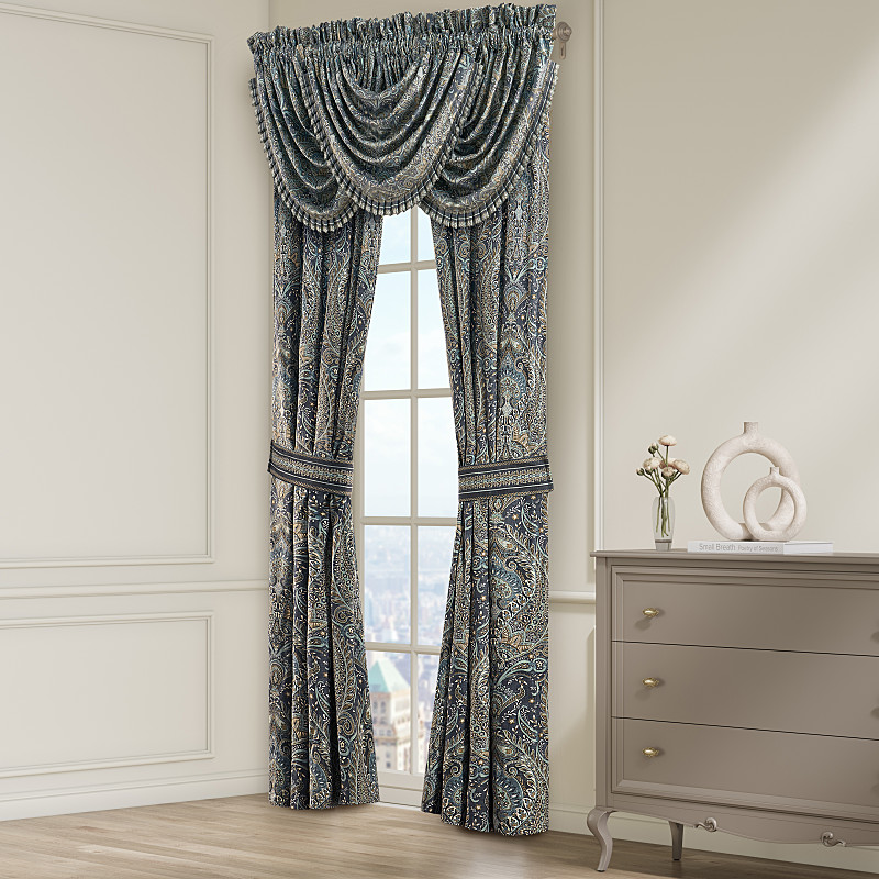 Blue 84inch Window Panel Pair