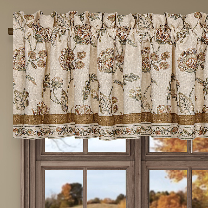 Apricot Window Straight Valance