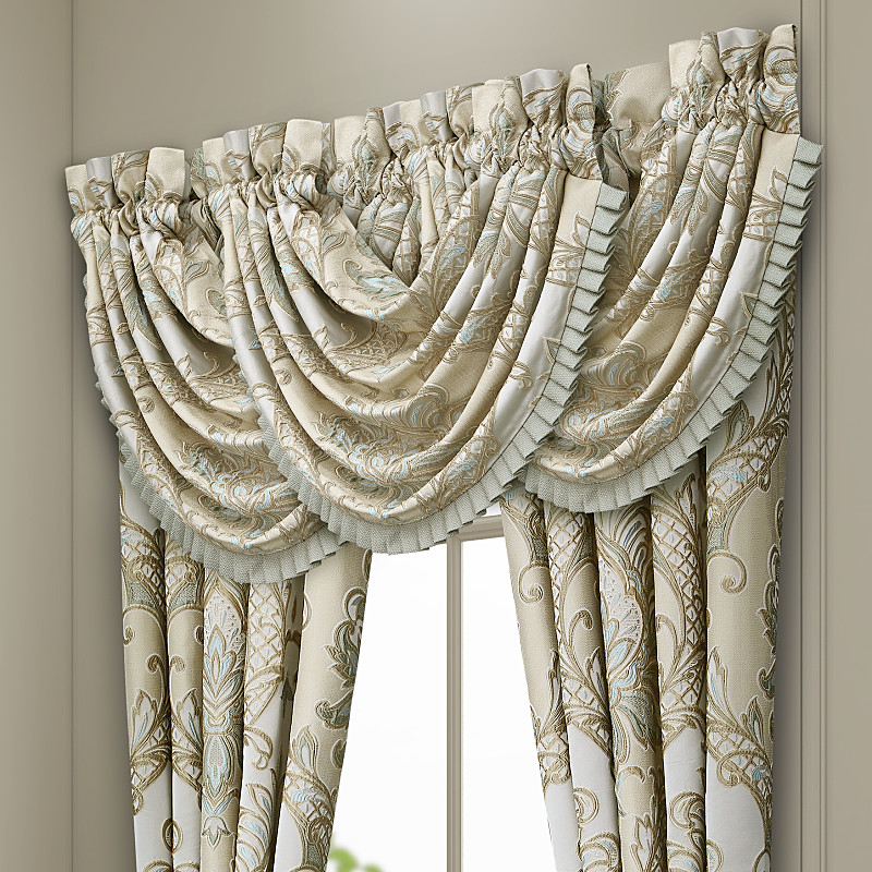 Sage Window Waterfall Valance