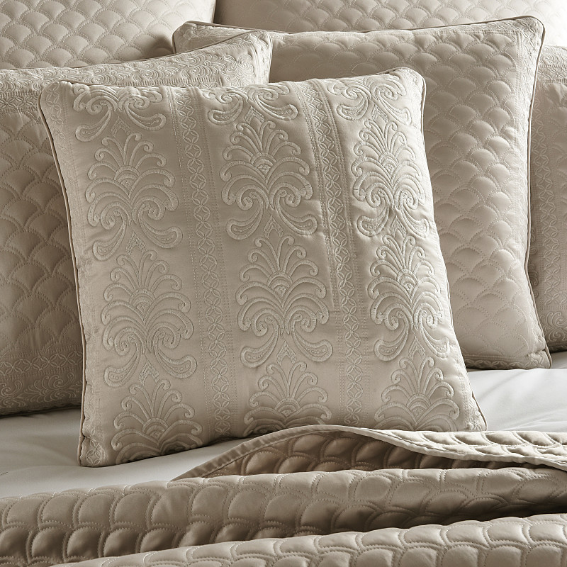 Pearl 18inch Square Decorative Throw Pillow