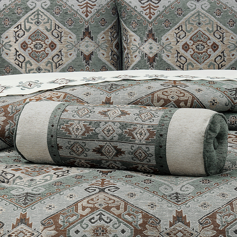 Turquoise Neckroll Pillow