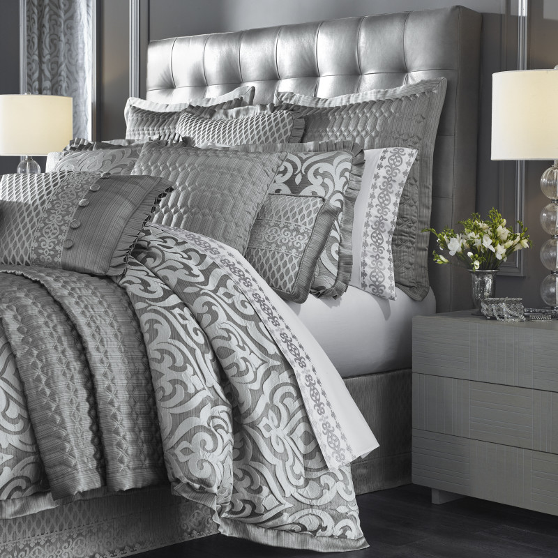 Silver California King 4Pc. Comforter Set