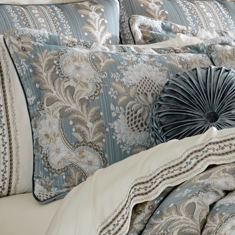 French Blue King 4Pc. Comforter Set
