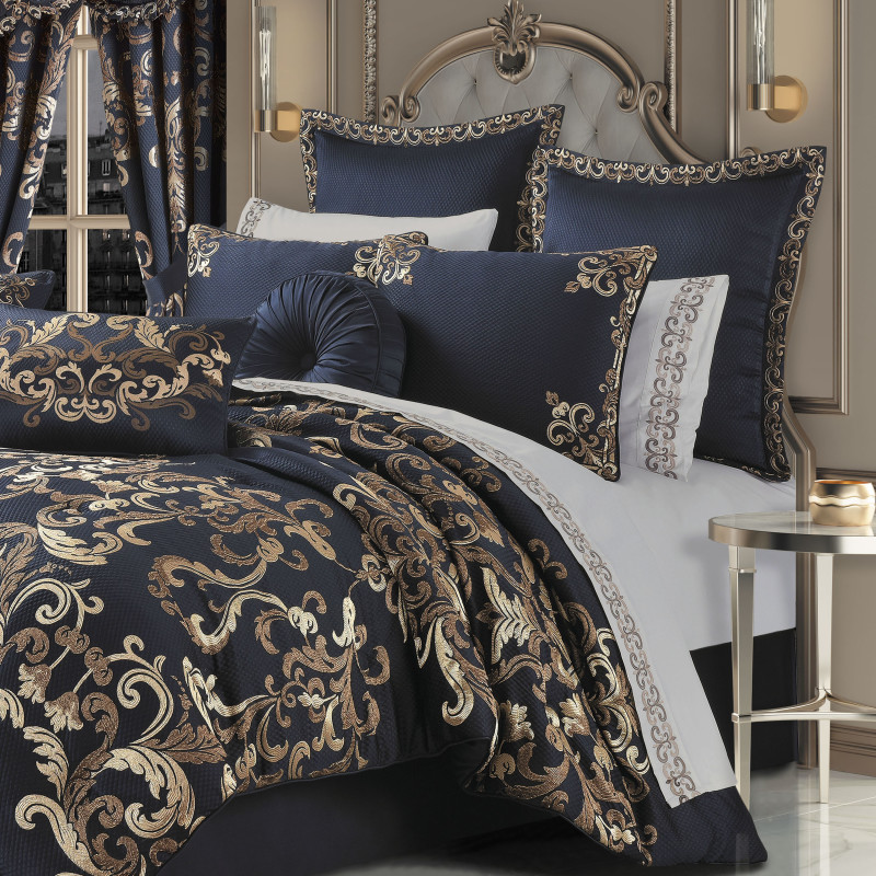 Royal Blue Queen 4Pc. Comforter Set